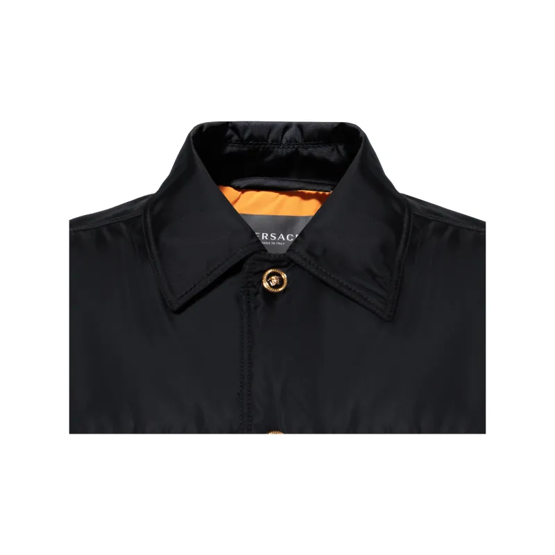 VERSACE Jackets Men Black-9