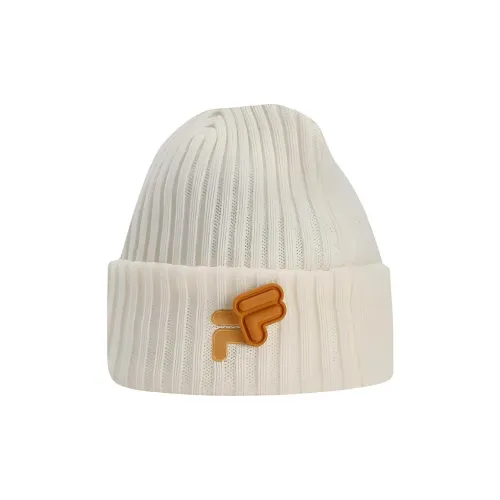 FILA FUSION Acrylic Beanies Unisex White