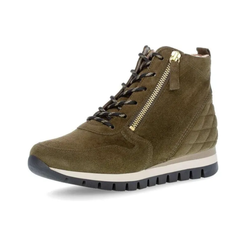 Gabor Comfort Ankle Boots 4cm Women's Green-2