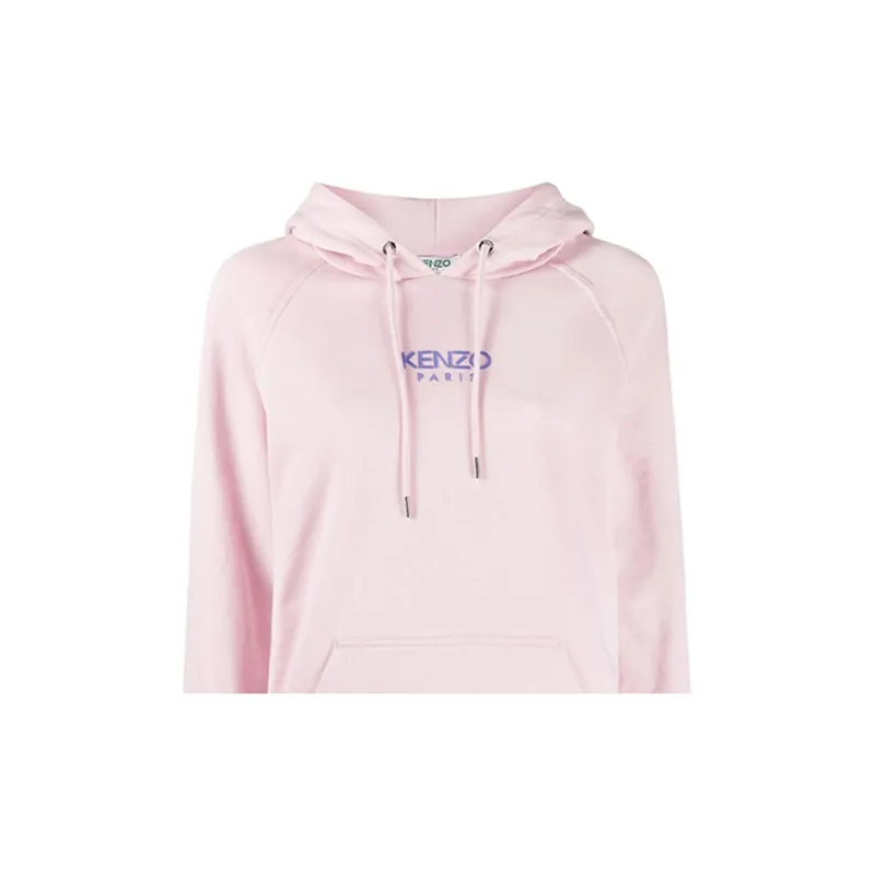 KENZO Letter Logo Sweatshirts Women's Pink-3