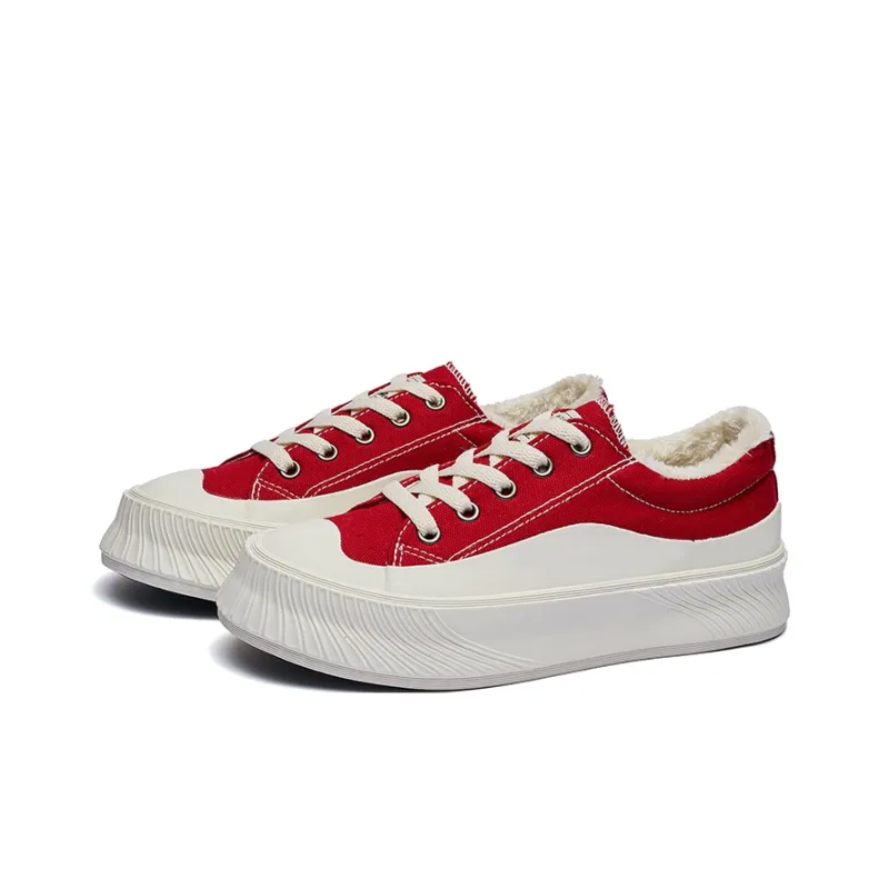 Fawn Miri Warm Anti-Slip And Wear-Resistant Low-Top Skateboard Shoes Women's-23