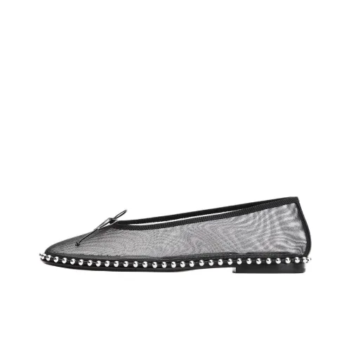 Alexander Wang Studded Mesh Flat Shoes Women's