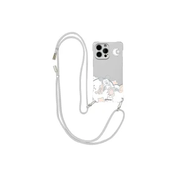 Disney Silicone Material Cute Crossbody Lanyard Mickey Phone Cases Compatible With Apple 16 Pro Max/Pro/Plus/15/14/13