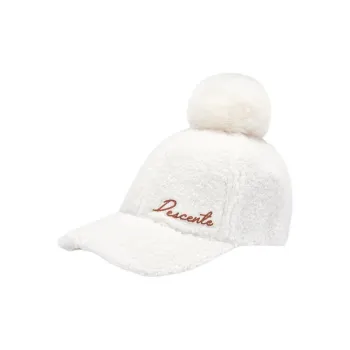 DESCENTE Polar Fleece Baseball Caps Kids' White/Black