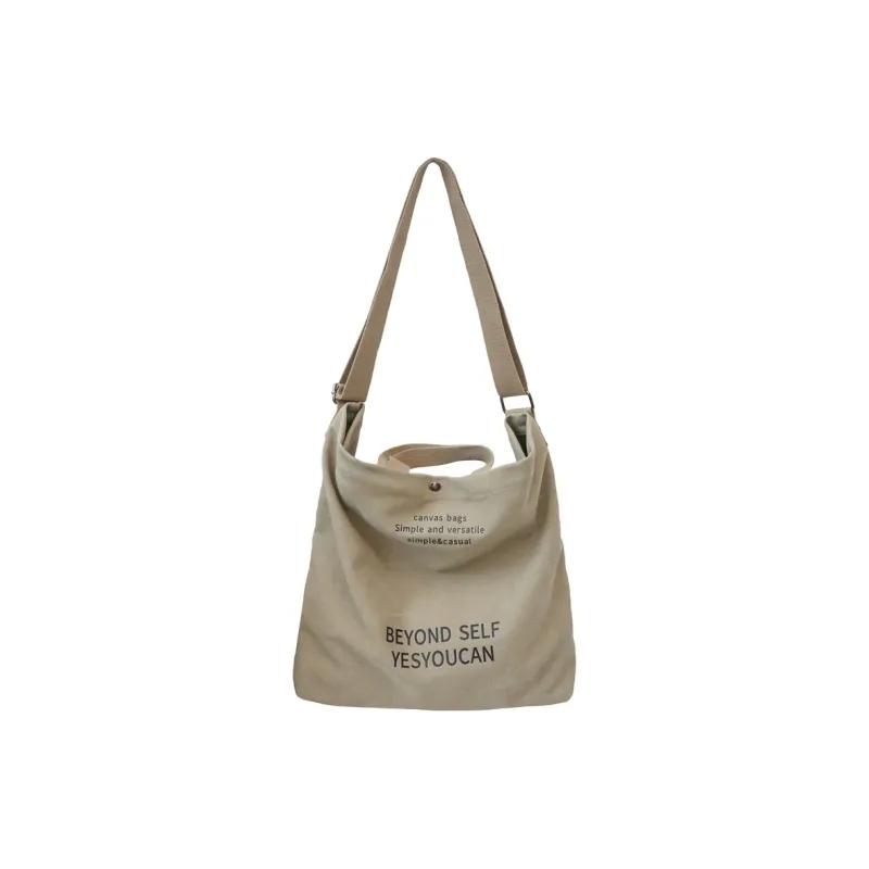 DCLOUD Canvas Handbag Regular Unisex Khaki/Black/Gray/Brown/Green-0