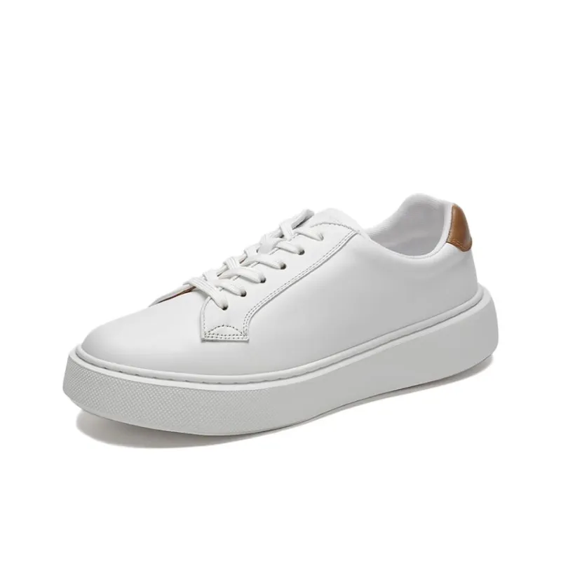 SAINT ANGELO Low Top Skateboard Shoes Men's White-0