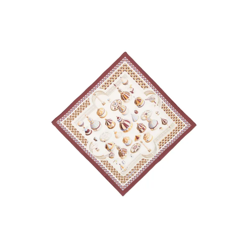 Ferragamo Nadir print Silk Scarf-2