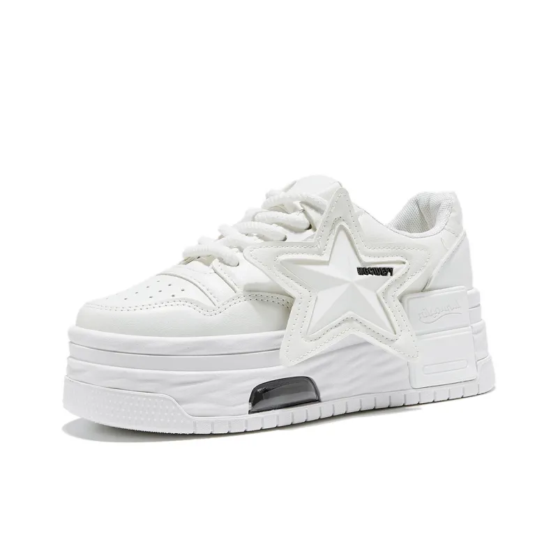 Georgina Goodman Breathable Lightweight Slip-Resistant Height Increasing Low-Top Casual Skateboard Shoes Women's-0