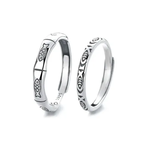 GLOIRE S925 Rings Unisex Minimalist Style Fashion Niche Design Advanced Touch Romantic Date Versatile Commute