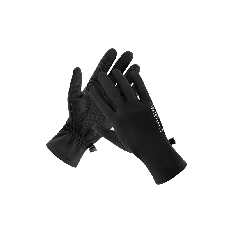 LARA STAR Cycling Gear Glove Unisex Black-1