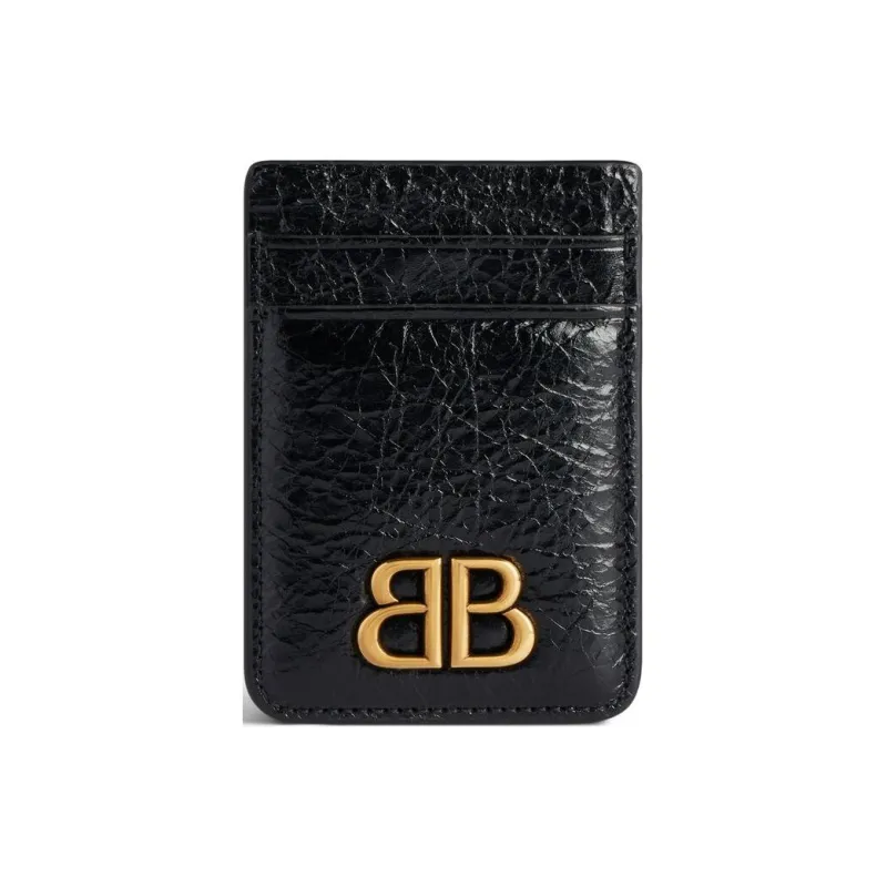 Balenciaga Leather Card Holder-0