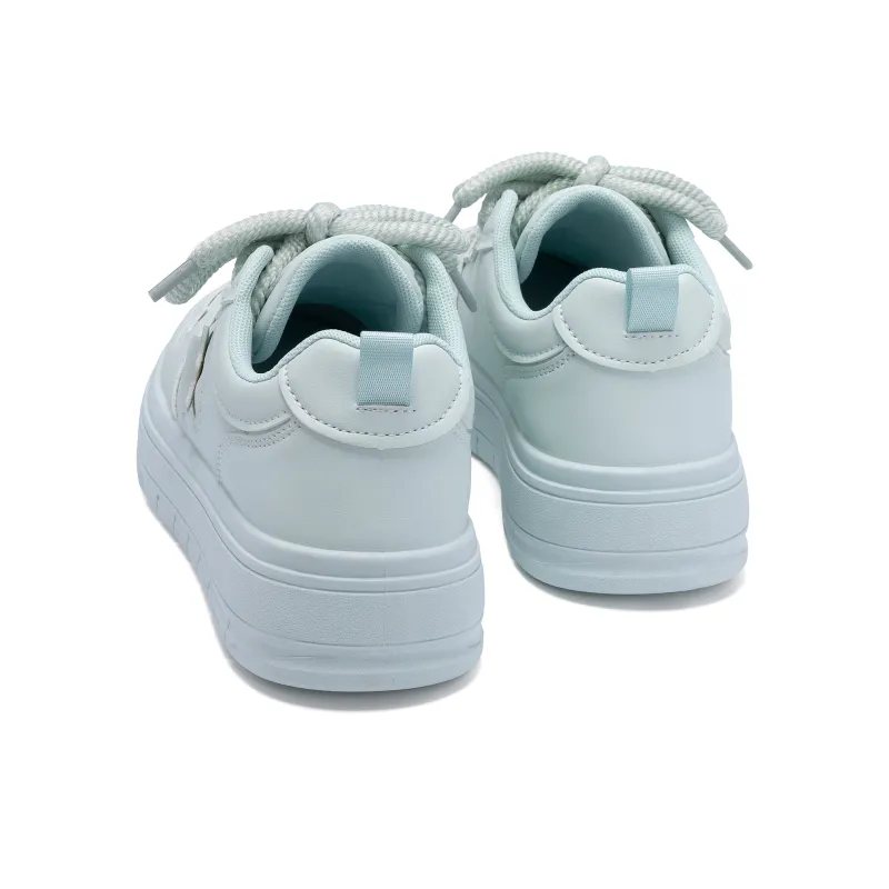 HUANQIU Thermal Abrasion Resistant Lightweight Low Top Skateboard Shoes Women's Aqua-4