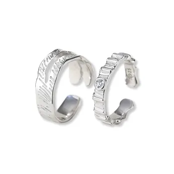 Chongqing Gold Store S925 Silver Rings Unisex