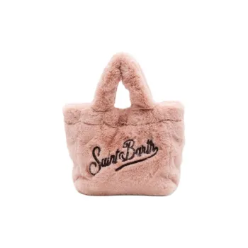 MC2 SAINT BARTHELEMY Faux Fur Tote Bag, Shopping Bag, Shoulder Bag, Crossbody Bag, Handbag Mini Women's Pink