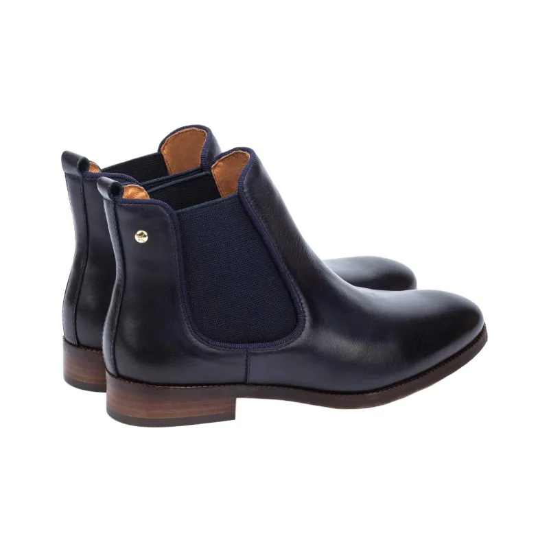 PIKOLINOS ROYAL Short Chelsea Boots 3cm Women's Dark Blue-4