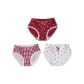 Red Base with Polka Dot, Red White Plaid, White Base with Polka Dot