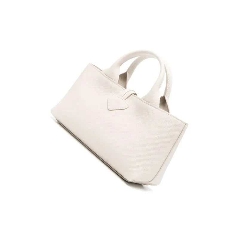 LONGCHAMP Small Le Roseau Leather Tote Bag-2