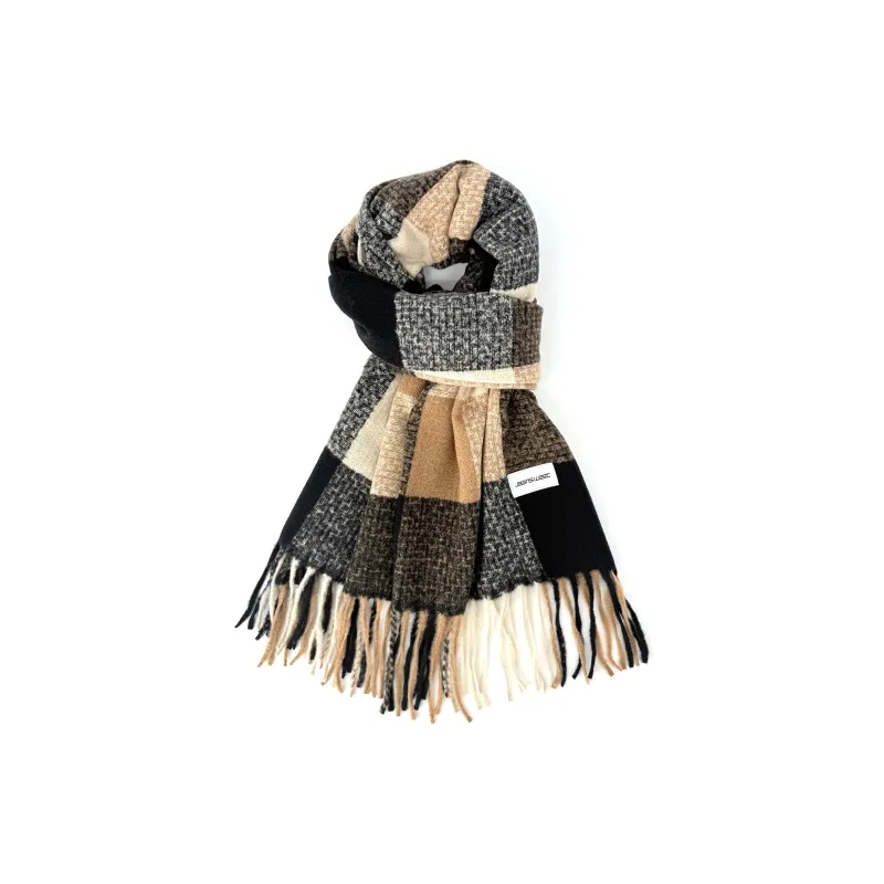 JEANSWEST Knit Scarves Unisex-3