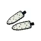 White Black Dot 1 Pair
