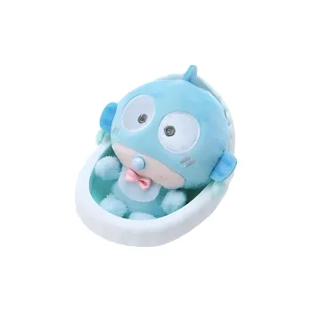 Sanrio Half Fisherman Hangyodon, Cradle Dolls Plush Doll 9cm Height