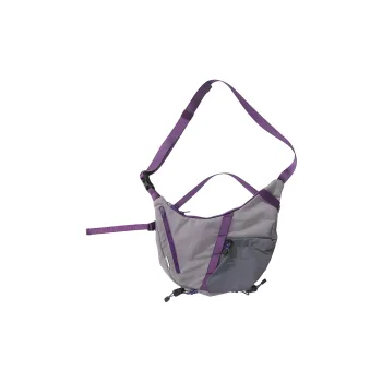 NOTHOMME Fabric Shoulder Bag, Crossbody Bag Regular Unisex Black Purple/Blue Pink