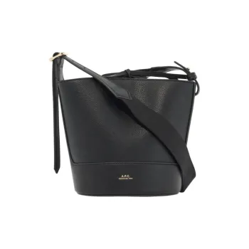 A.P.C Ana Logo Stamp Bucket Bag