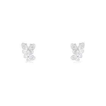 May10th S925 Silver Stud Stud Earrings Women's