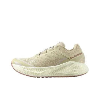 SALOMON Aero Glide Anti Slip Wear Resistant Low Top Casual Running Shoes Men's Beige