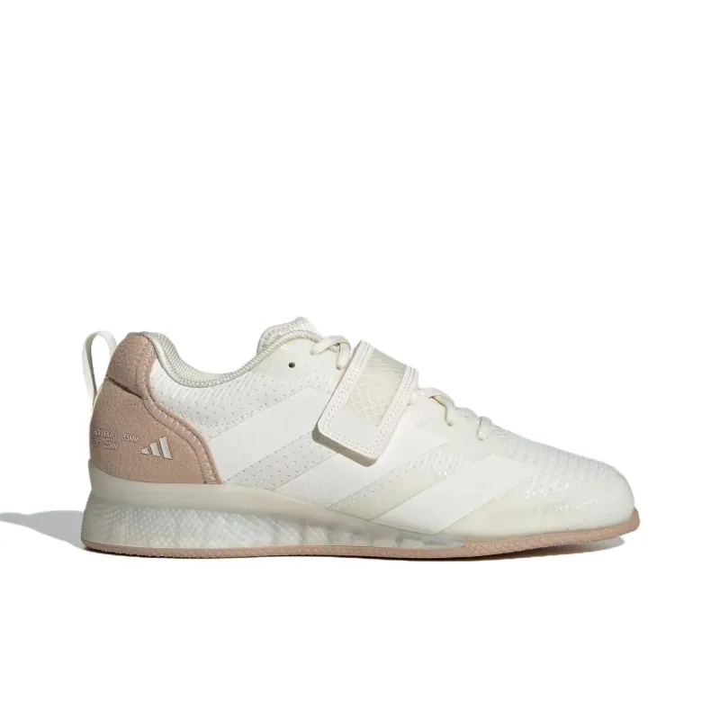 Adidas Adipower Slip Resistant And Breathable Low Top Training Shoes Unisex Ecru-1