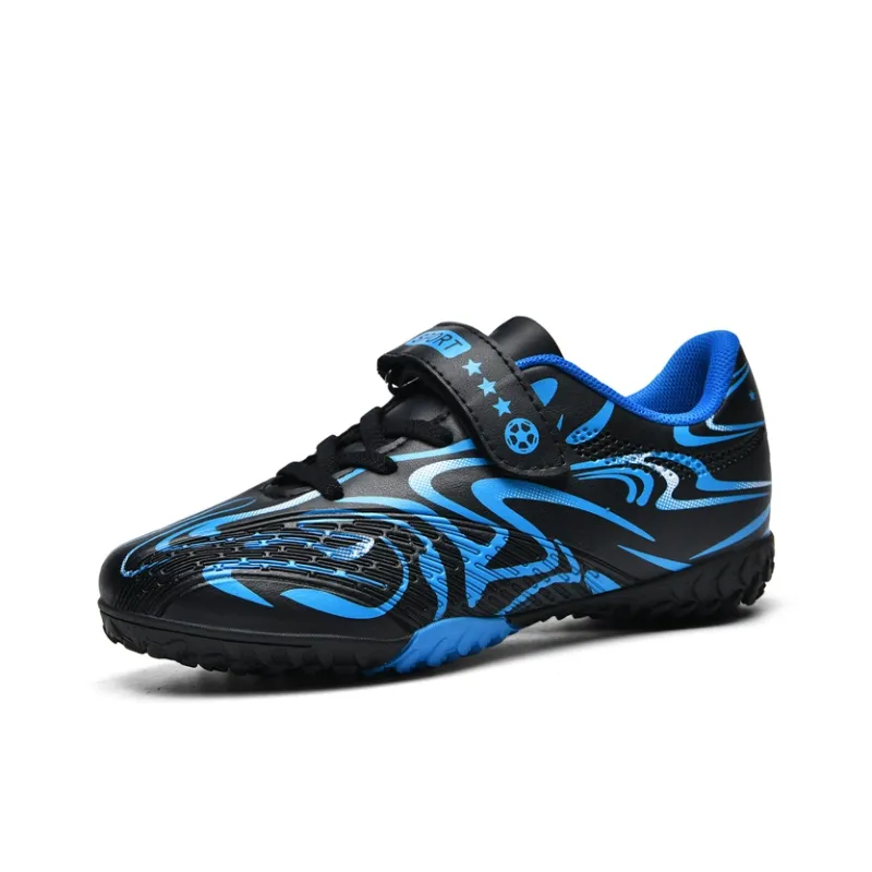 WEJIESS TF Rubber Broken Studs Artificial Ground Soft Ground Firm Ground Anti-Slip Wear-Resistant Soccer Shoes Unisex-1