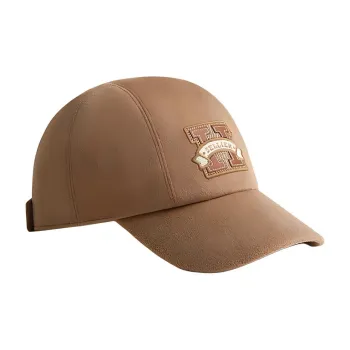 HERMES Cashmere Baseball Caps Unisex Brown/Green