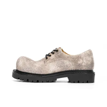 CROOKED CARD Anti Slip And Wear Resistant Height Increasing Low Top Casual Shoes Unisex Brown