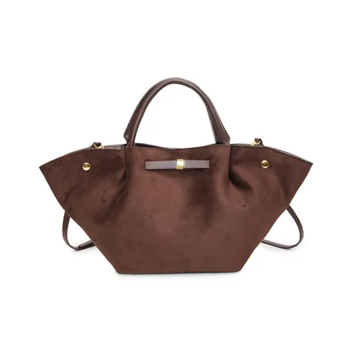 Yalu Suede Handbag Women's Coffee/Khaki/Red Black/Dark Gray/Light Gray