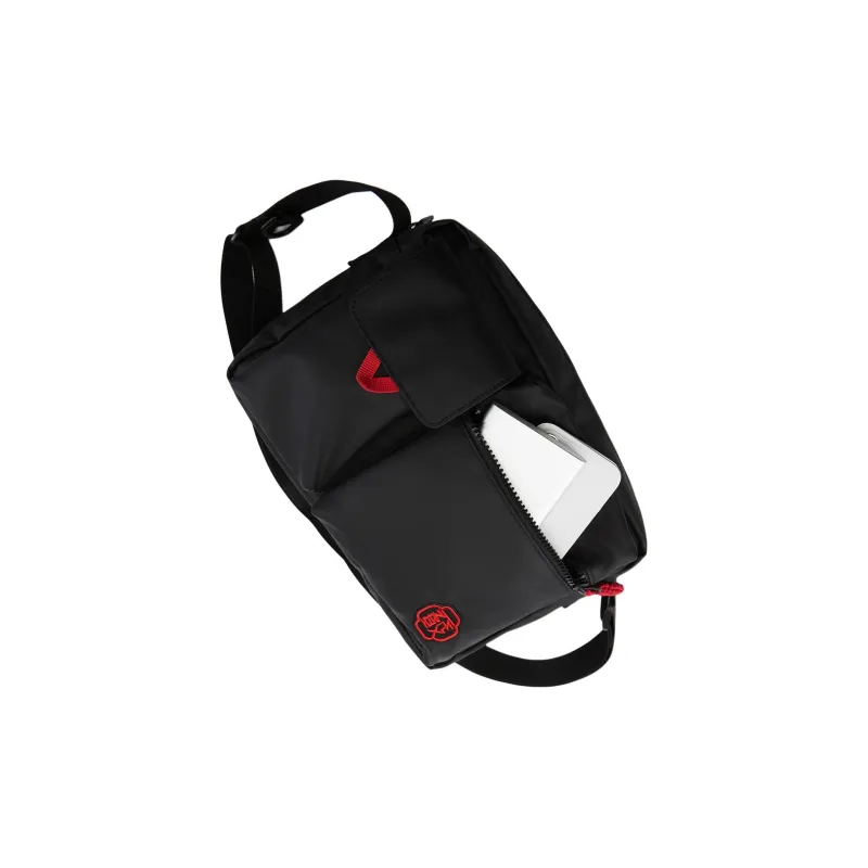 LiNing Rijin Doujin Collection Polyurethane Shoulder Bag, Crossbody Bag Unisex Black-6