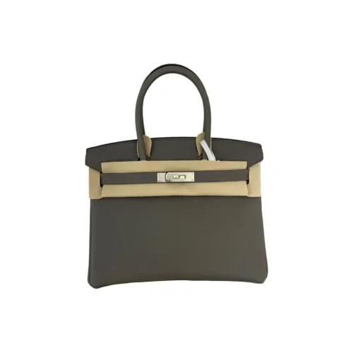 HERMES Birkin Togo Calfskin Birkin Bag Handbags Women's 0L Grismeyer Cumulus Gray