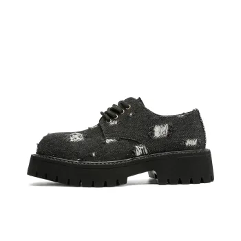 Fire Flying Fish Abrasion Resistant Slip Resistant Low Top Casual Shoes Unisex Black
