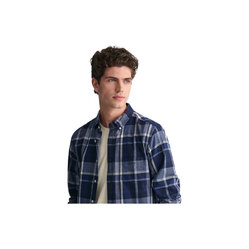 GANT Shirts Men Marine Blue 410-3