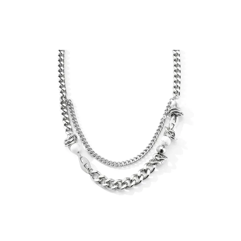 GENANX Stainless Steel Necklaces Unisex-1
