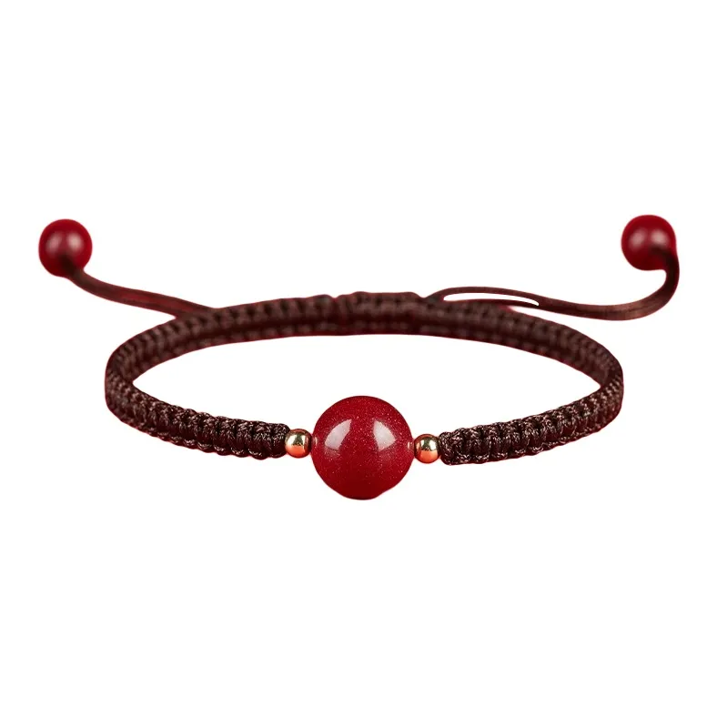 DONGFANGJIE Cinnabar Bracelets Unisex-6