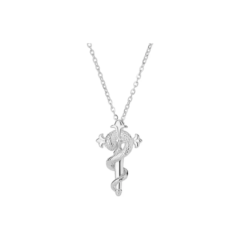 QIANCHANG S999 Fine Silver Necklaces Women's-4