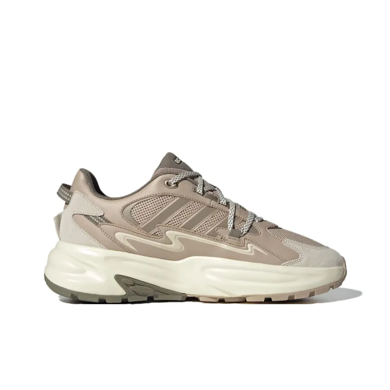 Adidas Ozwave Anti-Slip Wear-Resistant Low-Top Chunky Sneakers Unisex Brown-1