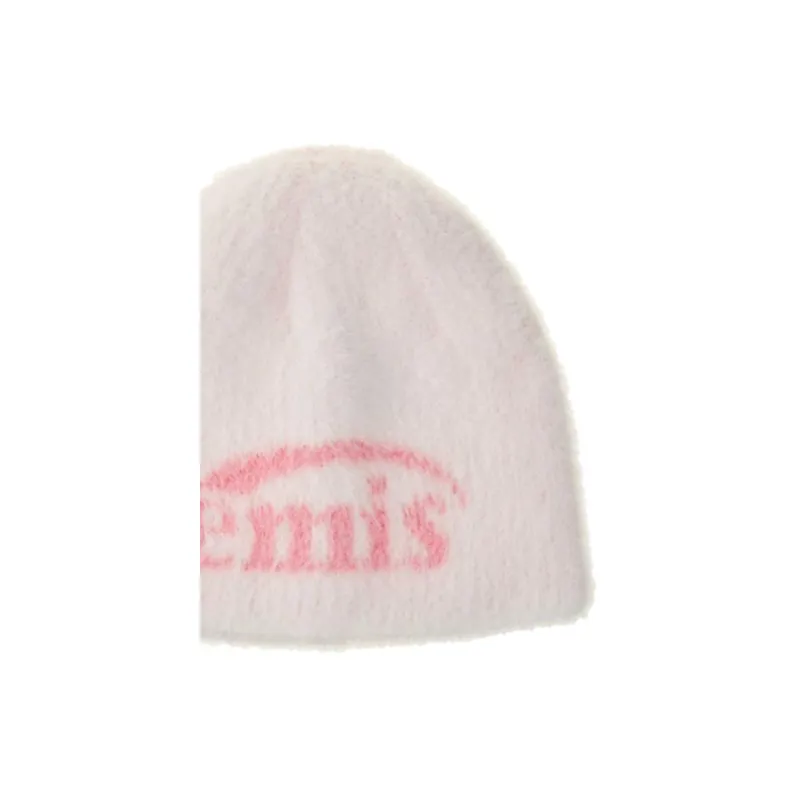 Emis Polyamide Nylon Blend Beanies Unisex White-2