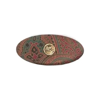 ETRO Polyester, Zinc Alloy Hair Clips Women's Dark Green