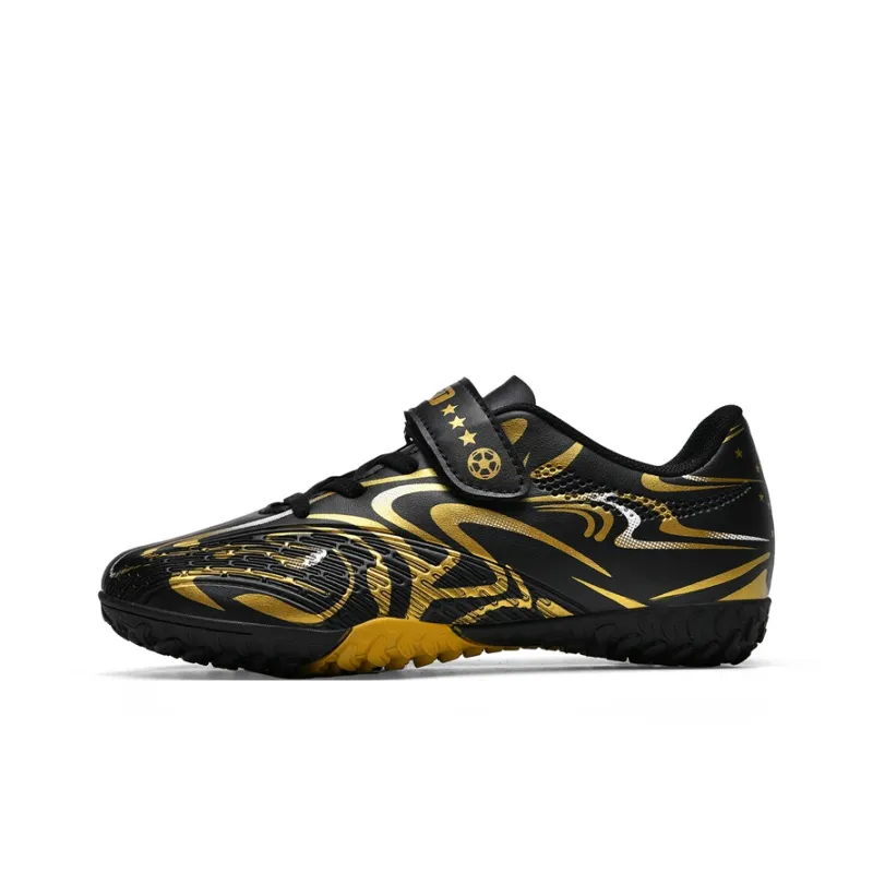 WEJIESS TF Rubber Broken Studs Artificial Ground Soft Ground Firm Ground Anti-Slip Wear-Resistant Soccer Shoes Unisex-9