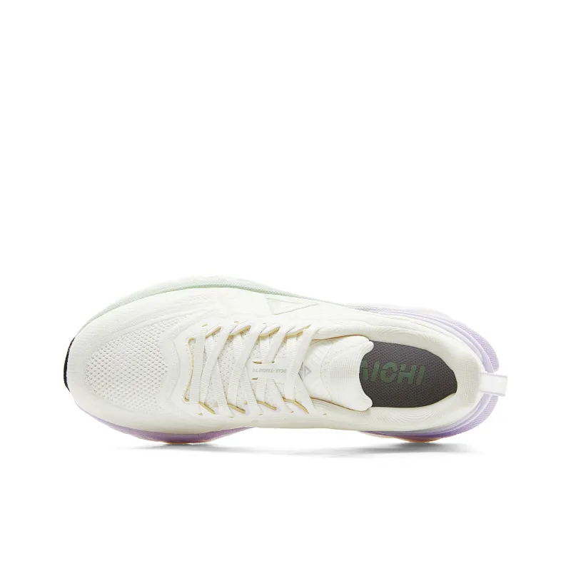 PEAK Attitude 7.0 Running Shoes Women's Low Top Super Light White Purple-3
