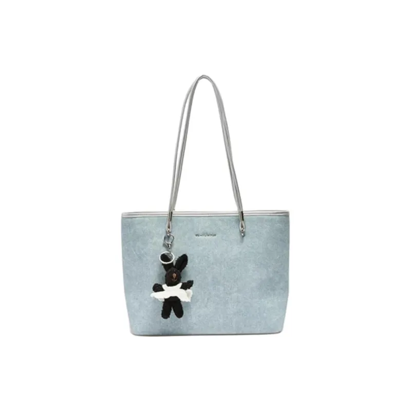 Three Blessings PU Tote Bag, Shopping Bag, Shoulder Bag Medium Size Women's Multicolor-9
