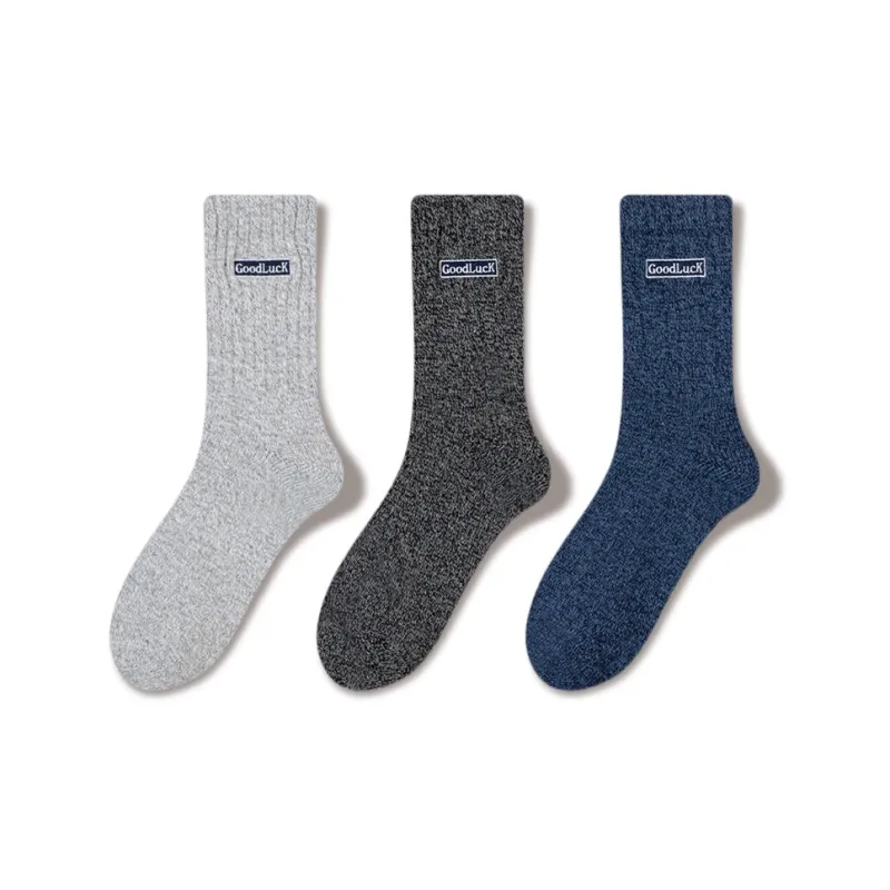 JIAZINI Knee High Socks Men's 3 Pack-4
