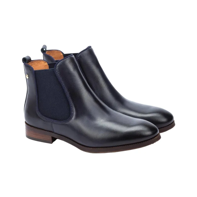 PIKOLINOS ROYAL Short Chelsea Boots 3cm Women's Dark Blue-2