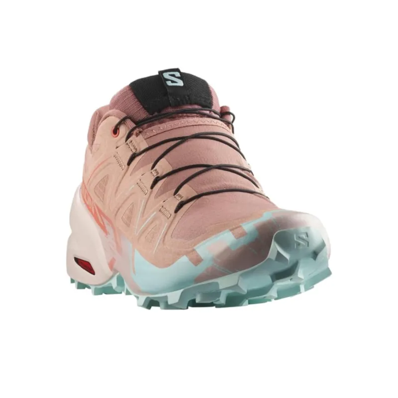 SALOMON Speedcross 6 Anti Slip Wear Resistant Low Top Casual Running Shoes Women's Pink-2