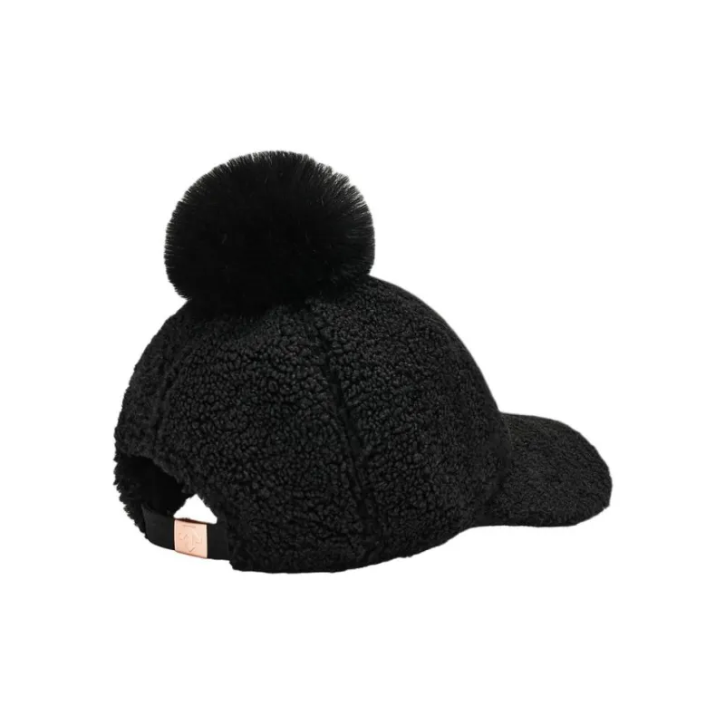 DESCENTE Polar Fleece Baseball Caps Kids' White/Black-3
